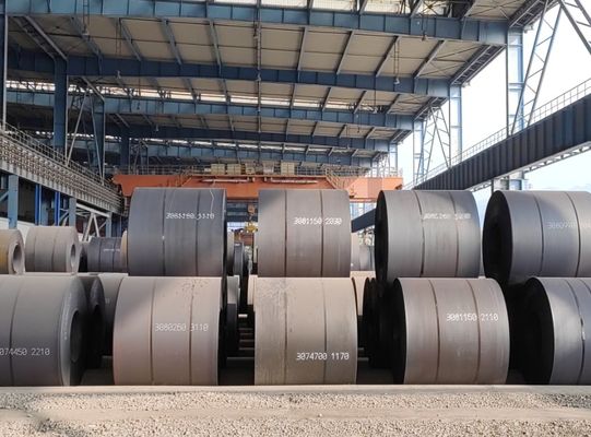 Q235 Gorąco walcowane cewki ze stali węglowej, oczyszczone olejem 3-25 mm