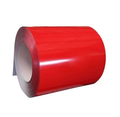 Czerwony kolor PPGI PPGL DX51D Przedmalowana galwanizowana cewka żelaza