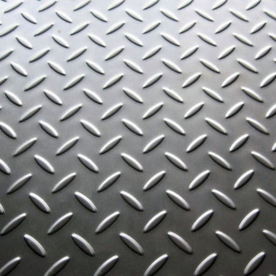 304 blachy ze stali nierdzewnej Diament 0,125 &quot;Do 0,5&quot;