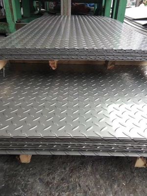 304 blachy ze stali nierdzewnej Diament 0,125 &quot;Do 0,5&quot;