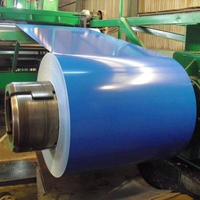 1250mm SGCC Niebieski kolor PPGI PPGL Wleśnia S220GD S250GD S280GD